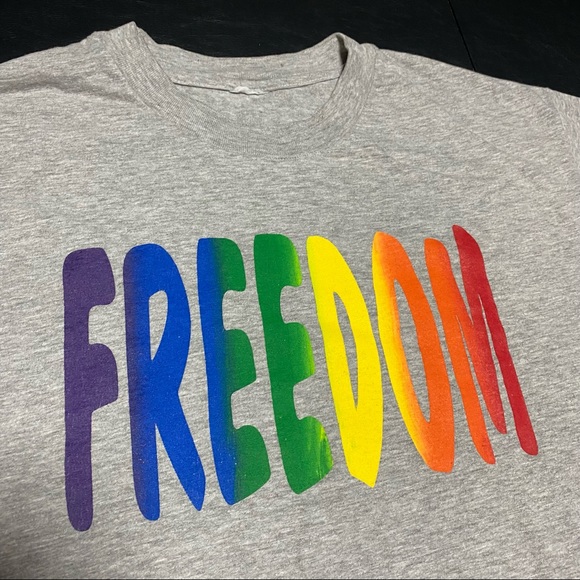 Freedom Rainbow LGBTQ Shirt - Picture 2 of 5